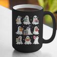 Ghost Reading Teacher Halloween Costume Librarian Book Lover Graphic Print Coffee Mug, funny gift Ghost Reading Teacher Halloween Costume Librarian Book Lover Graphic Print Coffee Mug, funny gift
