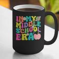 Groovy In My Middle School Era Back To School Teacher Graphic Print Coffee Mug, Groovy Teacher Mugs, funny gift