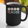 Groovy Teacher Cute Daisy Flower Retro Back To School Graphic Print Coffee Mug, Groovy Teacher Mugs, funny gift Groovy Teacher Cute Daisy Flower Retro Back To School Graphic Print Coffee Mug, Groovy Teacher Mugs, funny gift