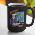 Halloween Skeleton Geography Teacher Pumpkin Bats Classroom Graphic Print Coffee Mug, funny gift Halloween Skeleton Geography Teacher Pumpkin Bats Classroom Graphic Print Coffee Mug, funny gift