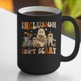 Halloween SLP Sped Teacher Groovy Inclusion Isn't Scary Graphic Print Coffee Mug, Groovy Teacher Mugs, funny gift