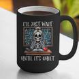 Halloween Teacher I'Ll Just Wait Until It's Quiet Women Graphic Print Coffee Mug, funny gift Halloween Teacher I'Ll Just Wait Until It's Quiet Women Graphic Print Coffee Mug, funny gift