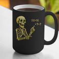 Halloween Teacher Six Seven 6 7 Skeleton Spooky Costume Graphic Print Coffee Mug, funny gift
