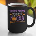 Halloween Teacher Or Student Hocus Pocus Everybody Focus For Men Women Kids Graphic Print Coffee Mug, funny gift