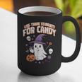 Halloween Teacher Trade Students For Candy Costume Women Graphic Print Coffee Mug, funny gift