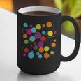 Happy Dot Day Colorful Polka Dot Art Teacher Student Kids Graphic Print Coffee Mug, funny gift