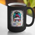 Happy Fri-Yay Friday Teacher Life Happy Friday Graphic Print Coffee Mug, funny gift