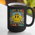 Happy To See Your Face Hippie Smile Back To School Teachers Graphic Print Coffee Mug, funny gift Happy To See Your Face Hippie Smile Back To School Teachers Graphic Print Coffee Mug, funny gift