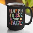 Happy To See Your Face Teacher Retro Back To School Graphic Print Coffee Mug, funny gift Happy To See Your Face Teacher Retro Back To School Graphic Print Coffee Mug, funny gift