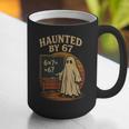 Haunted By 67 Ghost Math Joke Student Halloween Nerd Teacher Graphic Print Coffee Mug, funny gift