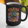 Helping Little Minds Grow Teacher First Day Back To School Graphic Print Coffee Mug, funny gift Helping Little Minds Grow Teacher First Day Back To School Graphic Print Coffee Mug, funny gift
