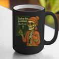 HUGvyn Halloween Skeleton Six Seven 67 Meme PEMDAS Teacher Graphic Print Coffee Mug, funny gift HUGvyn Halloween Skeleton Six Seven 67 Meme PEMDAS Teacher Graphic Print Coffee Mug, funny gift
