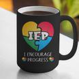 IEP I Encourage Progress Special Education School Teacher Graphic Print Coffee Mug, funny gift