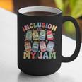 Inclusion Is My Jam SPED Teacher Special Education Life Graphic Print Coffee Mug, funny gift