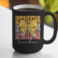 Interventionist Teacher Groovy Coquette Bow Back To School Graphic Print Coffee Mug, Groovy Teacher Mugs, funny gift Interventionist Teacher Groovy Coquette Bow Back To School Graphic Print Coffee Mug, Groovy Teacher Mugs, funny gift