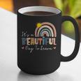 It's A Beautiful Day To Learn Cute Rainbow Boho Teacher Graphic Print Coffee Mug, funny gift It's A Beautiful Day To Learn Cute Rainbow Boho Teacher Graphic Print Coffee Mug, funny gift