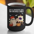 It's A Bootiful Day To Make Art Groovy Art Teacher Halloween Graphic Print Coffee Mug, Groovy Teacher Mugs, funny gift It's A Bootiful Day To Make Art Groovy Art Teacher Halloween Graphic Print Coffee Mug, Groovy Teacher Mugs, funny gift