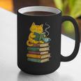 Kawaii Cats Lover Coffee Books Teacher Librarian Cat Graphic Print Coffee Mug, funny gift Kawaii Cats Lover Coffee Books Teacher Librarian Cat Graphic Print Coffee Mug, funny gift