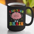 Kiss Your Brain Calm Mindset Teacher Kids Boys Girls Women Graphic Print Coffee Mug, funny gift