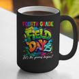 Let The Games Begin Fourth Grade Field Day 2025 Teacher Kid Graphic Print Coffee Mug, funny gift