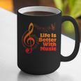 Life Is Better With Music Theory Musician Teacher Notes Clef Graphic Print Coffee Mug, funny gift Life Is Better With Music Theory Musician Teacher Notes Clef Graphic Print Coffee Mug, funny gift