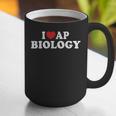 I Love AP Biology I Heart AP Biology Teachers Students For Men Women Kids Graphic Print Coffee Mug, funny gift