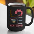 Love Montessori Education Math Teacher Graphic Print Coffee Mug, funny gift