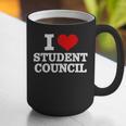 I Love Student Council Student Teacher Graphic Print Coffee Mug, funny gift