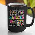 Maestra Spanish Teacher Back To School Maestra De Espanol Graphic Print Coffee Mug, funny gift