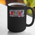 Maestra Teacher Spanish Back To School First Day Of School Graphic Print Coffee Mug, funny gift