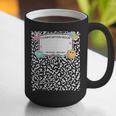 Matching Group Halloween Teacher Composition Book Notebook Graphic Print Coffee Mug, funny gift