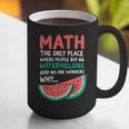 Math Only Place Where People Buy 66 Watermelons Teacher Joke Graphic Print Coffee Mug, funny gift Math Only Place Where People Buy 66 Watermelons Teacher Joke Graphic Print Coffee Mug, funny gift