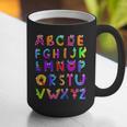 Monster ABC Cute Alphabet Halloween Teacher Costume Kids Graphic Print Coffee Mug, funny gift