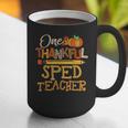 One Thankful Sped Teacher Cute Thanksgiving Women Graphic Print Coffee Mug, funny gift One Thankful Sped Teacher Cute Thanksgiving Women Graphic Print Coffee Mug, funny gift