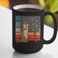 Otter Professor Teacher Teaching Maths Mathematics Graphic Print Coffee Mug, funny gift