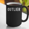 Outlier Statistics Teacher Statistics Data Science Men Women Kids Graphic Print Coffee Mug, Science Teacher Mugs, funny gift