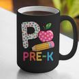 P Is For Pre K Teacher Student Pencil Apple Back To School Graphic Print Coffee Mug, funny gift P Is For Pre K Teacher Student Pencil Apple Back To School Graphic Print Coffee Mug, funny gift