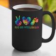 Peace Love Physical Education Tie Dye Sports PE Teacher Graphic Print Coffee Mug, Pe Teacher Mugs, funny gift