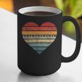 Pianist Retro Sunset Piano Keyboard Player Teacher Graphic Print Coffee Mug, funny gift Pianist Retro Sunset Piano Keyboard Player Teacher Graphic Print Coffee Mug, funny gift