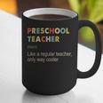 Preschool Teacher Kindergarten Teacher Definition Graphic Print Coffee Mug, funny gift
