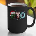 PTO Santa Hat Reindeer Parent Teacher Organization Christmas Graphic Print Coffee Mug, funny gift PTO Santa Hat Reindeer Parent Teacher Organization Christmas Graphic Print Coffee Mug, funny gift
