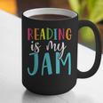 Reading Is My Jam Back To School Teacher Graphic Print Coffee Mug, funny gift Reading Is My Jam Back To School Teacher Graphic Print Coffee Mug, funny gift