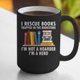I Rescue Books Trapped In The Bookstore Book Teacher For Men Women Graphic Print Coffee Mug, funny gift