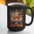 Retro Fall In Love With Learning Pumpkin Leaf Teacher Autumn Graphic Print Coffee Mug, funny gift Retro Fall In Love With Learning Pumpkin Leaf Teacher Autumn Graphic Print Coffee Mug, funny gift