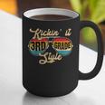 Retro Kickin It 3rd Grade Style Teacher Back To School Men Women Graphic Print Coffee Mug, funny gift Retro Kickin It 3rd Grade Style Teacher Back To School Men Women Graphic Print Coffee Mug, funny gift