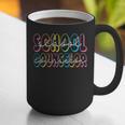 Retro School Counselor Counseling Teacher Appreciation Graphic Print Coffee Mug, funny gift Retro School Counselor Counseling Teacher Appreciation Graphic Print Coffee Mug, funny gift