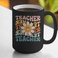 Retro Teacher Daisy Colorful Elementary School Teacher Graphic Print Coffee Mug, funny gift Retro Teacher Daisy Colorful Elementary School Teacher Graphic Print Coffee Mug, funny gift
