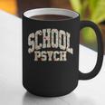 Retro Wildflower School Psych Teacher School Psychologist Graphic Print Coffee Mug, funny gift