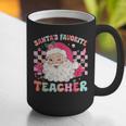 Santa Favorite Teacher Shirt Teacher Christmas Graphic Print Coffee Mug, funny gift