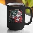 Santa Teacher 67 Math Christmas Xmas Holiday Number 67 Graphic Print Coffee Mug, funny gift